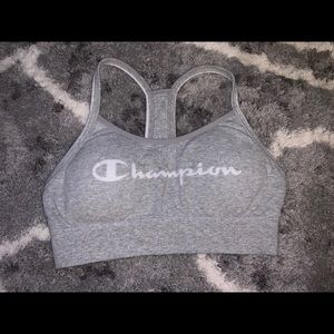 grey champion sports bra